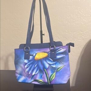 Floral Blue Handbag